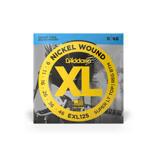 Load image into Gallery viewer, D'Addario (EXL125) XL Nickel Wound Electric Guitar Strings 09-46