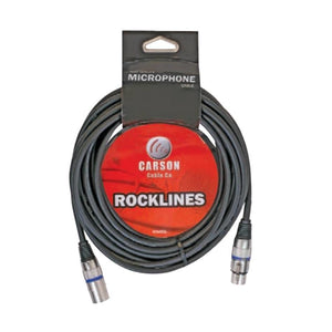 Carson Microphone Cable Professional Heavy Duty XLR(F) to XLR(M) 20 foot Long