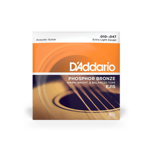 D'Addario Extra Light Acoustic Guitar Strings 10-47