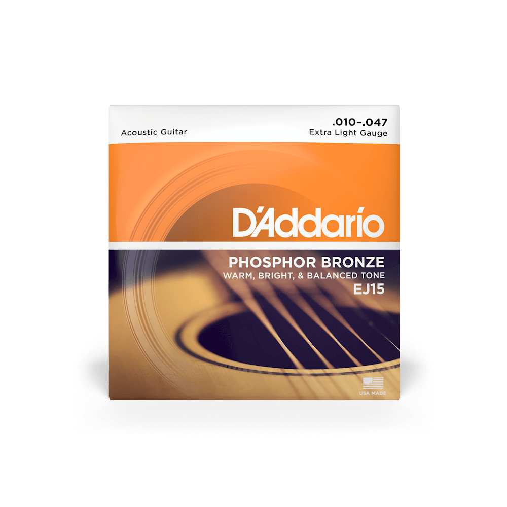 D'Addario Extra Light Acoustic Guitar Strings 10-47