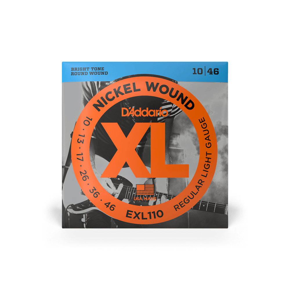 D'Addario (EXL110) XL Nickel Wound Electric Guitar Strings 10-46