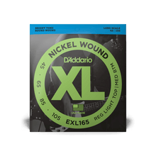 Load image into Gallery viewer, D&#39;Addario (EXL 165) XL Nickel Bass Guitar Strings long scale 45 -105

