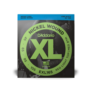 D'Addario (EXL 165) XL Nickel Bass Guitar Strings long scale 45 -105