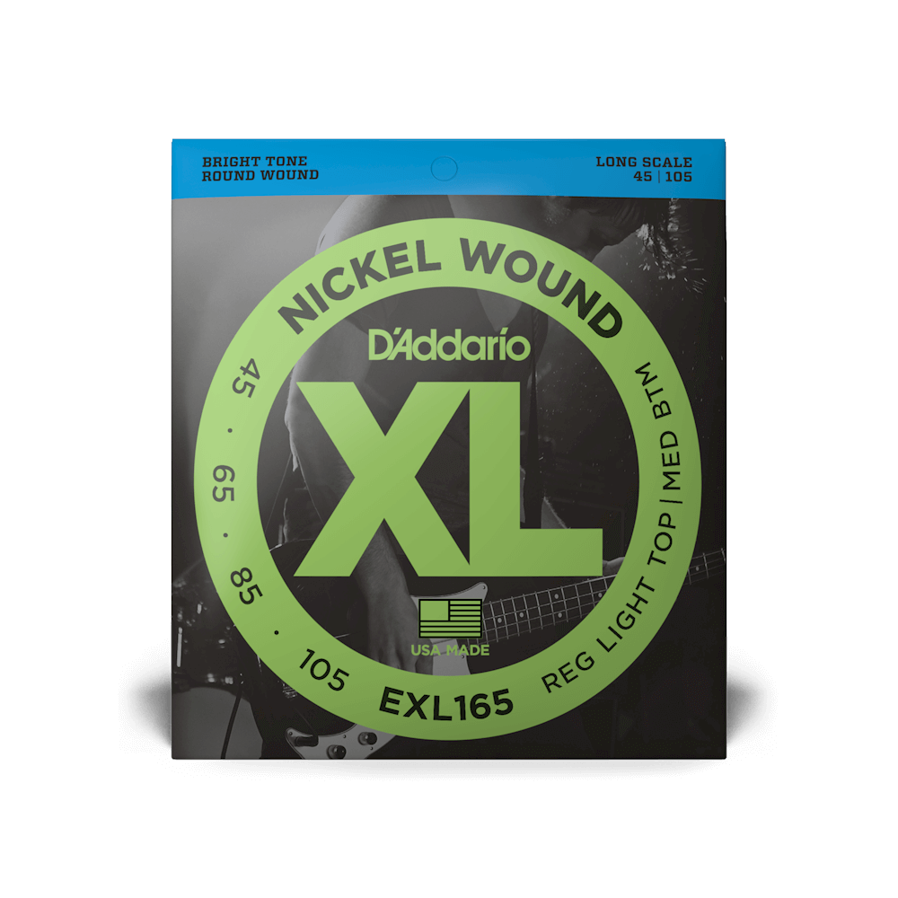 D'Addario (EXL 165) XL Nickel Bass Guitar Strings long scale 45 -105