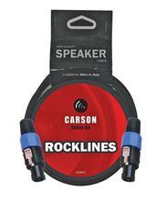 Load image into Gallery viewer, Carson RSN30 Speakon Male to Speakon Male Speaker Cable 30FT
