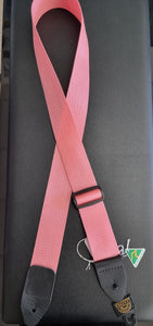 Pink Webbing Guitar Strap