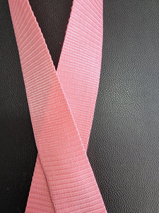 Pink Webbing Guitar Strap