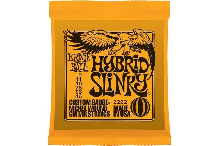 Ernie Ball 2222 - Hybrid Slinky Electric Guitar Strings Nickel Wound 9 -46