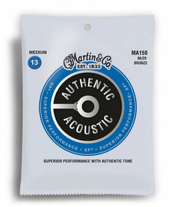 Martin MA150 Authentic Acoustic SP 80/20 Bronze medium Strings 13 -56
