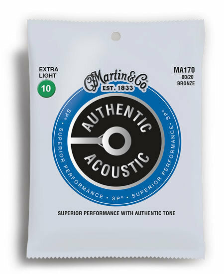 Martin MA170 Authentic Acoustic SP 80/20 Bronze Extra Light 10 - 47