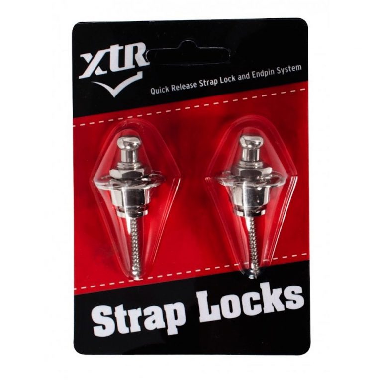 XTR GPX01C Strap lock Set Spring loaded Straplock - Chrome